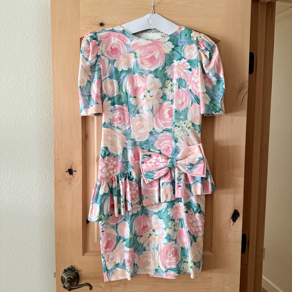 The Perfect Tea Party Easter Dress- 80’s Vintage Jessica Howard